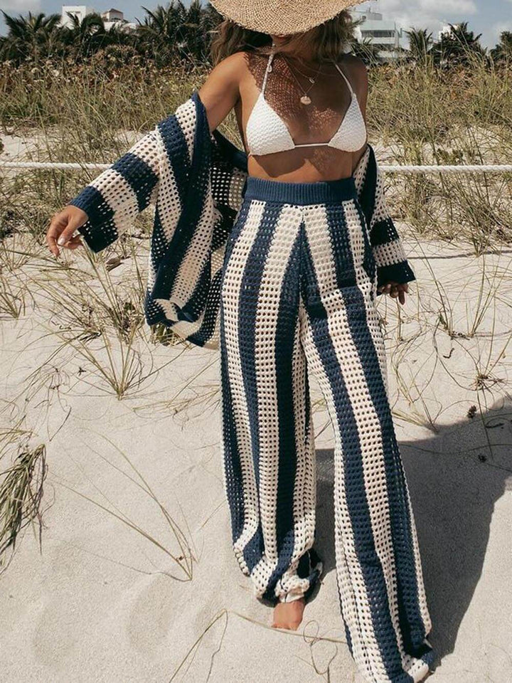 Fashion Loose V-Neck Set