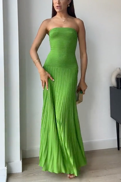 Lumina Strapless Knit Maxi Dress
