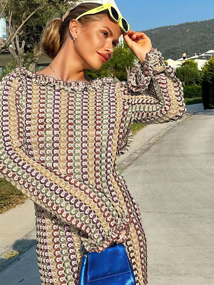 Maxi Dress Holiday Beach- Brown
