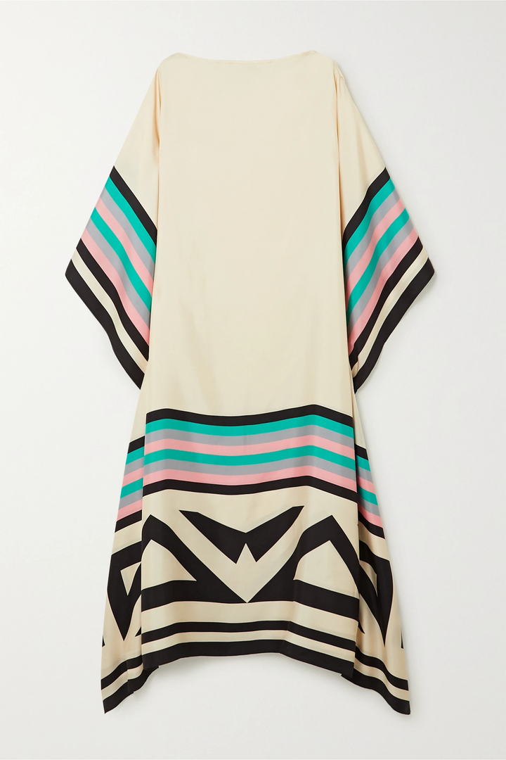 Geometric Candy Stripe Kaftan