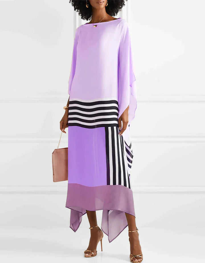 Geometric Candy Stripe Kaftan
