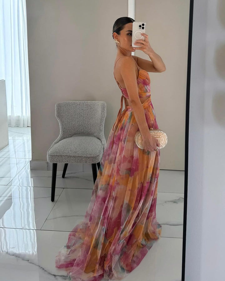 Lumina | Elegant Floral Maxi Dress