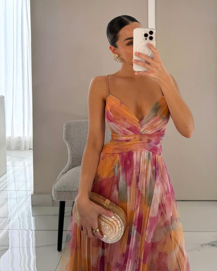 Lumina | Elegant Floral Maxi Dress