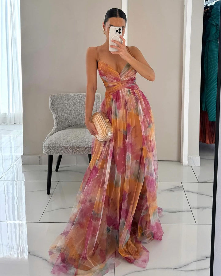 Lumina | Elegant Floral Maxi Dress