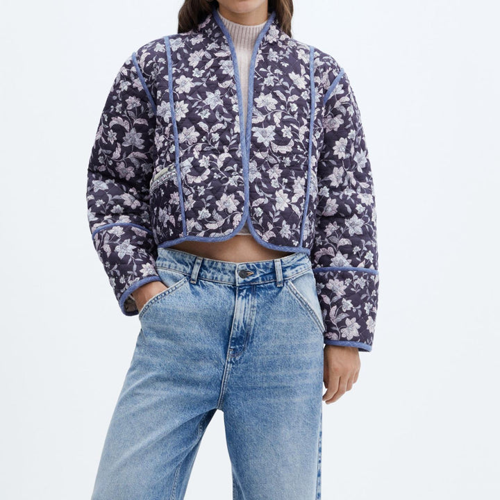 Reversible floral print jacket