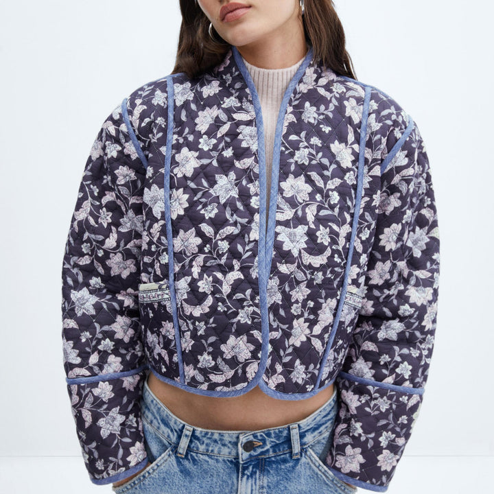 Reversible floral print jacket