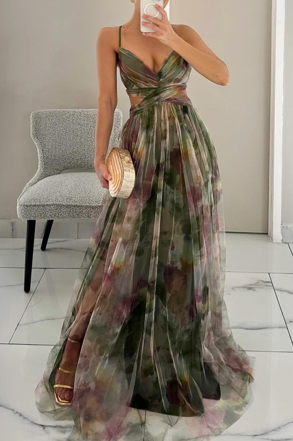 Lumina | Elegant Floral Maxi Dress