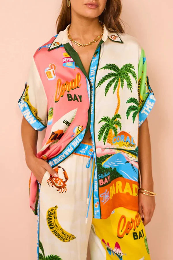 Kissed By The Sun Oversized Blouse