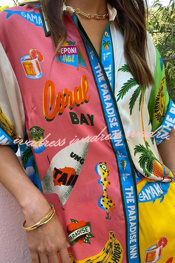 Kissed By The Sun Oversized Blouse