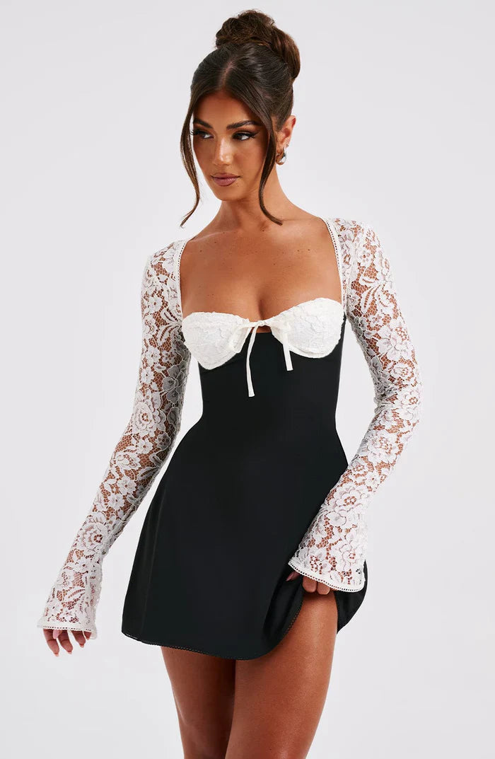 Lumina lace mini dress
