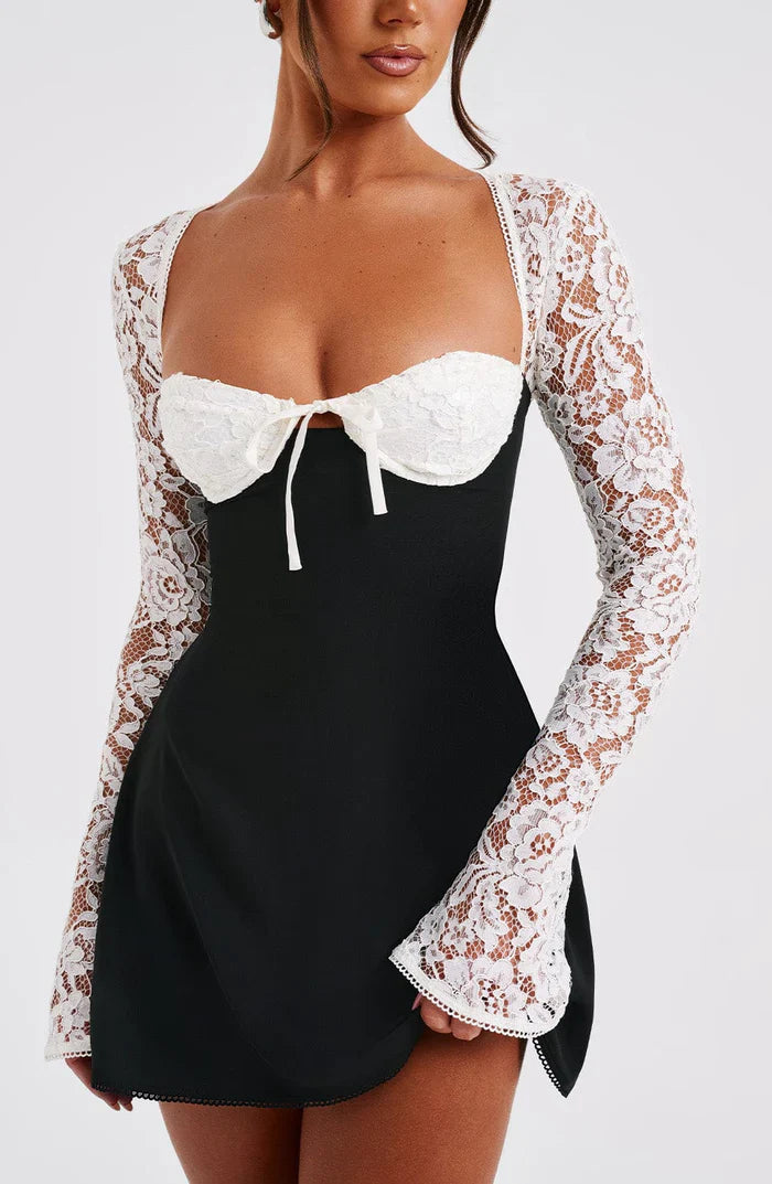 Lumina lace mini dress