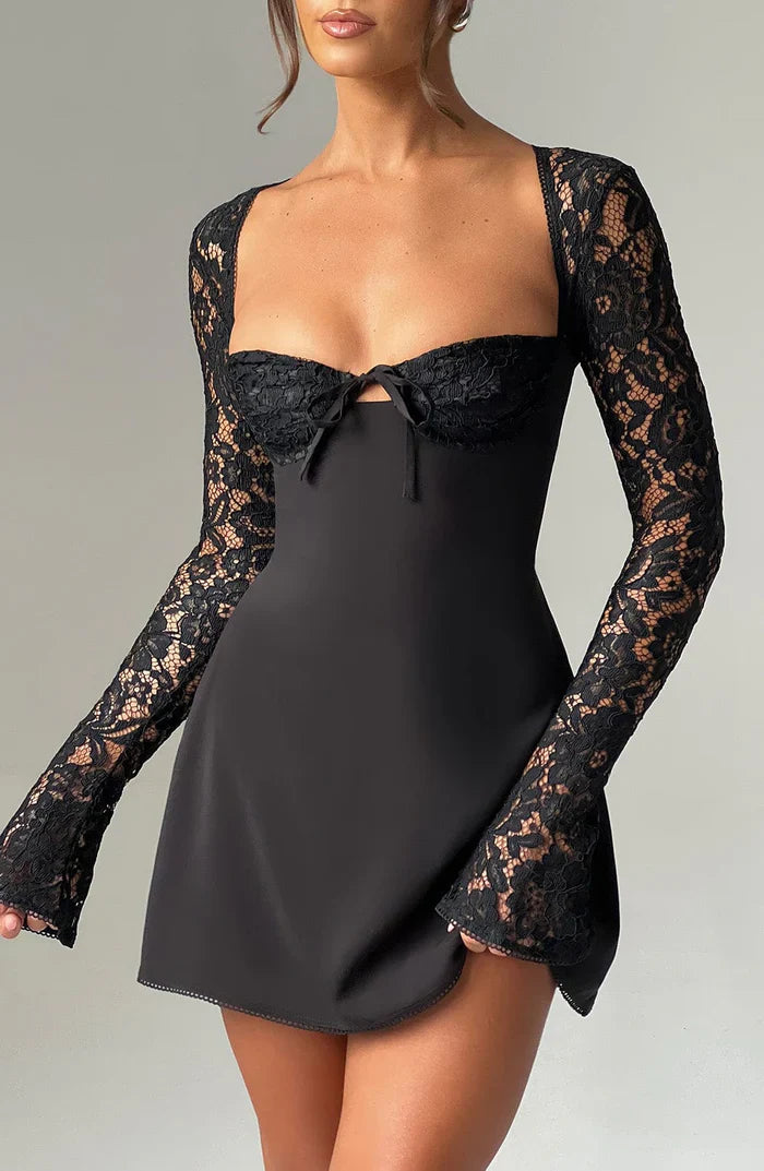 Lumina lace mini dress