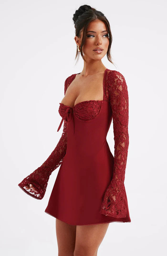 Lumina lace mini dress
