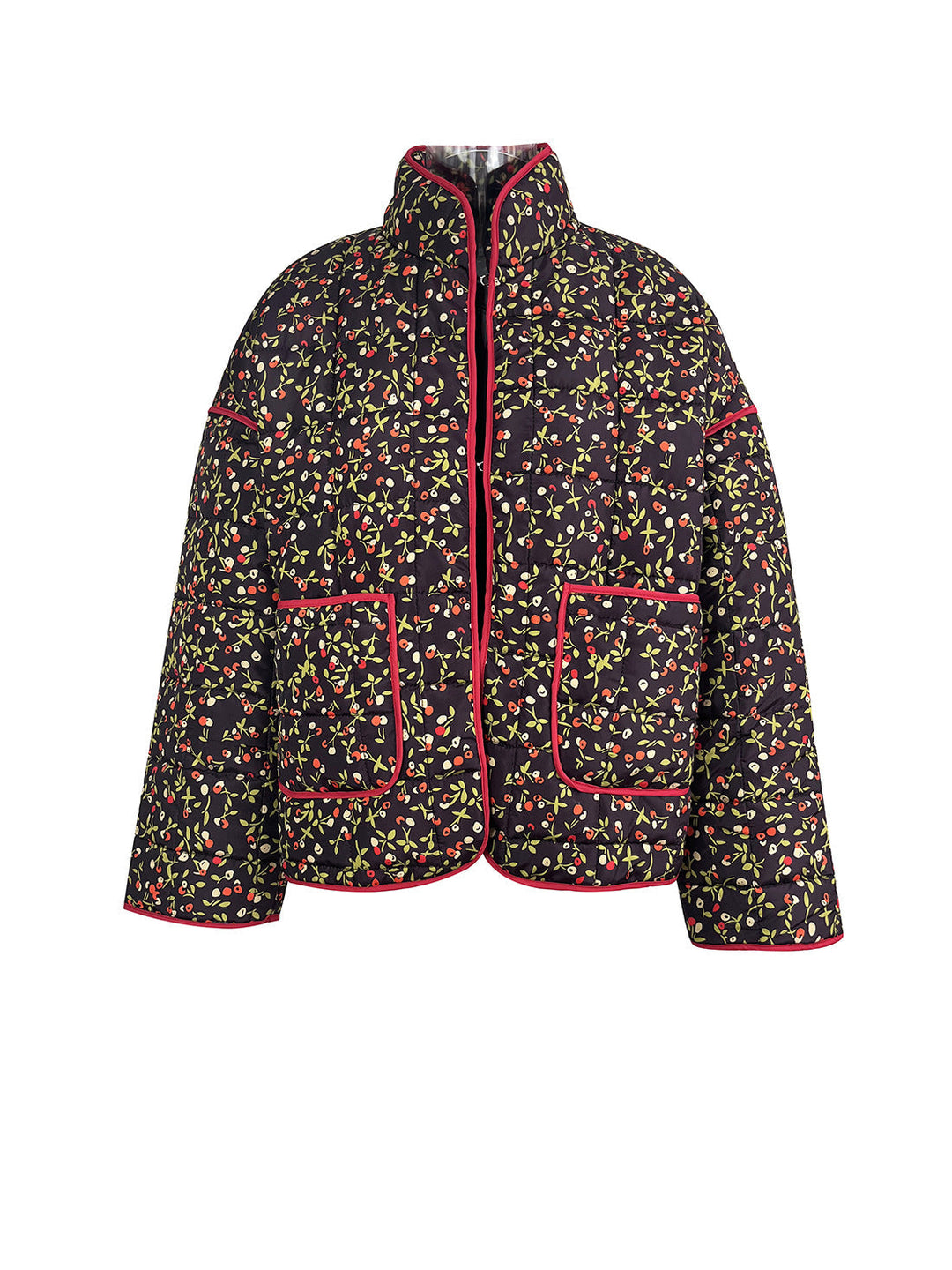 Cotton Floral Print Jacket