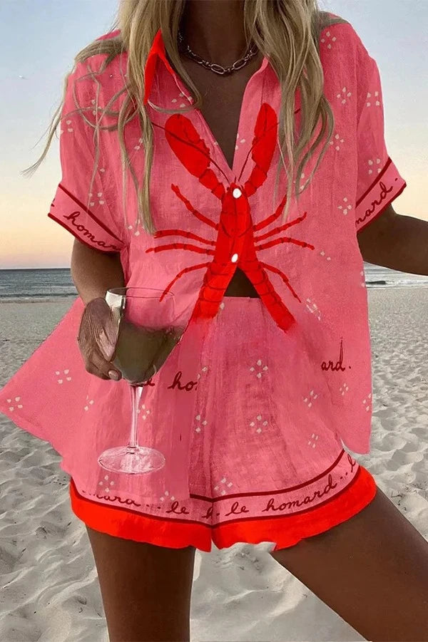 2025 Cotton And Hemp Printed Set