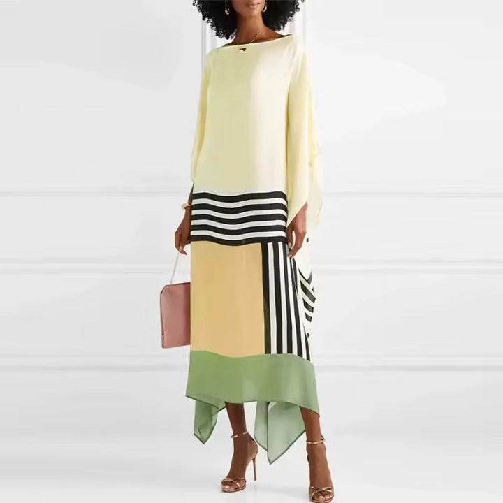 Geometric Candy Stripe Kaftan