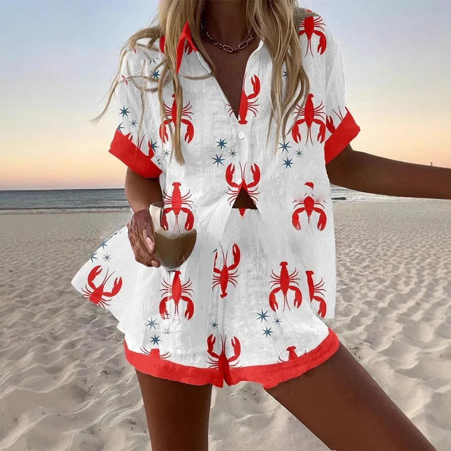 2025 Cotton And Hemp Printed Set