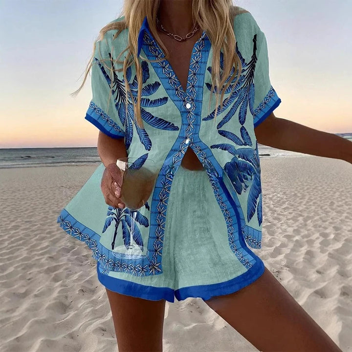 2025 Cotton And Hemp Printed Set