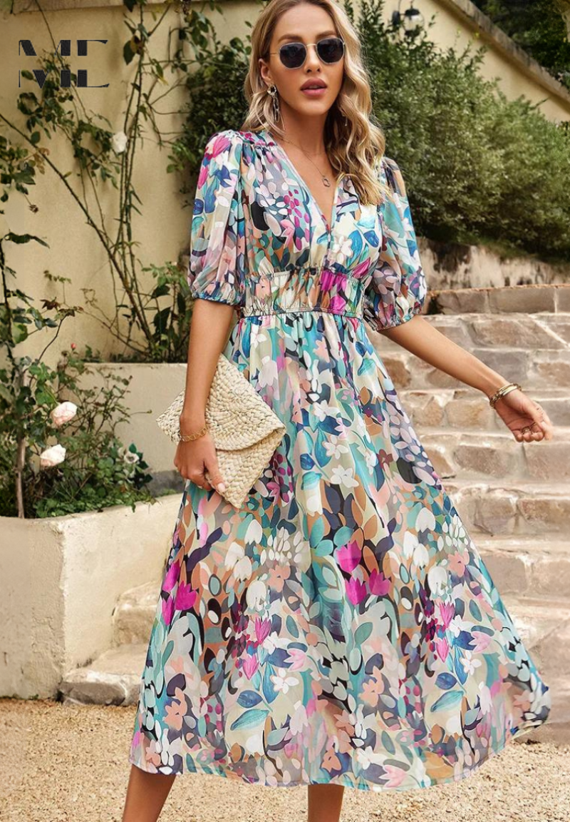 Danielle | Luxe Tijdloze Midi Dress (Almost Sold Out)