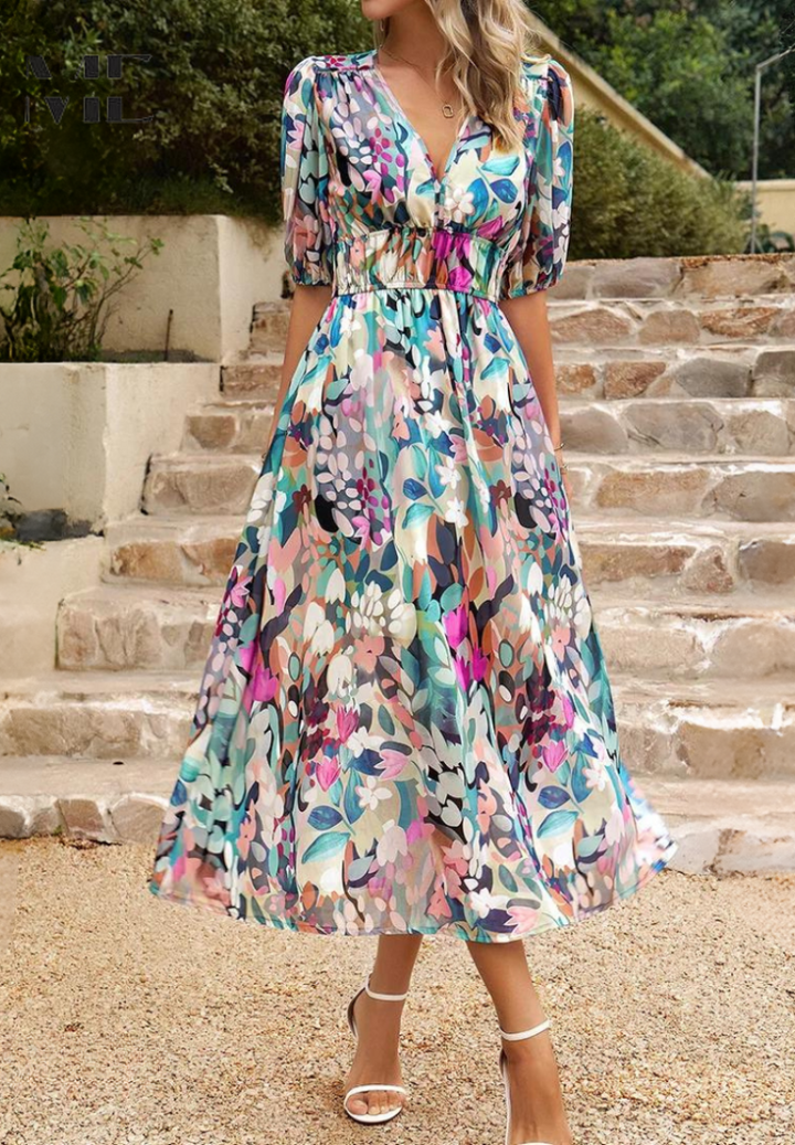 Danielle | Luxe Tijdloze Midi Dress (Almost Sold Out)