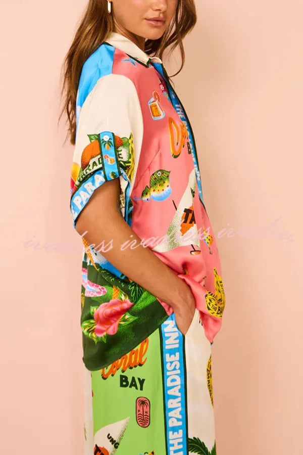 Kissed By The Sun Oversized Blouse