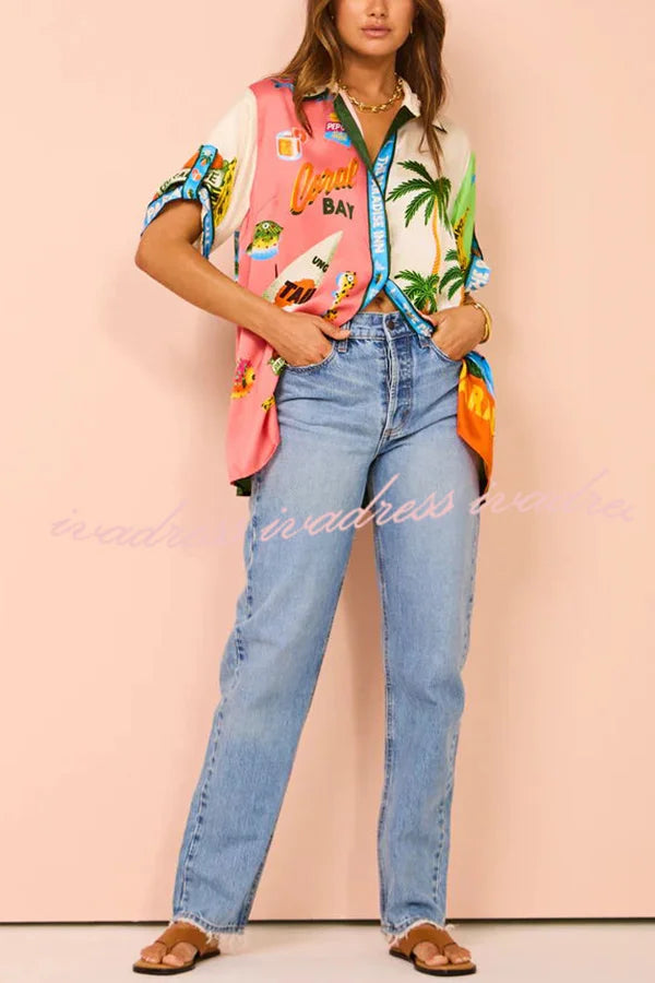 Kissed By The Sun Oversized Blouse
