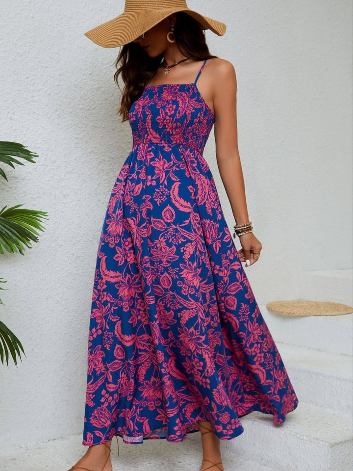 Emma™ | Floral Print Gathered Cami Dress
