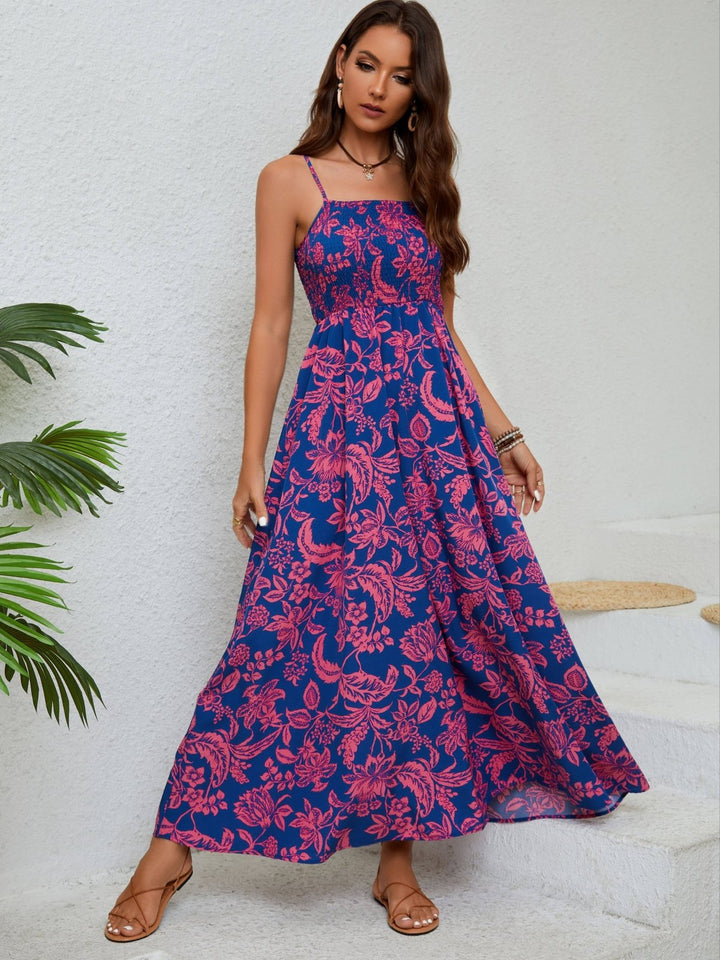 Emma™ | Floral Print Gathered Cami Dress