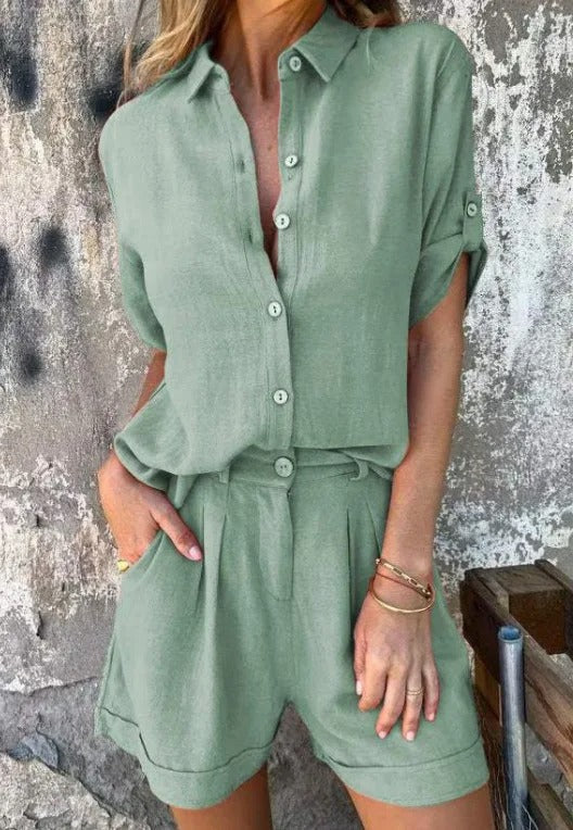 Linnea | Lightweight Linen Set