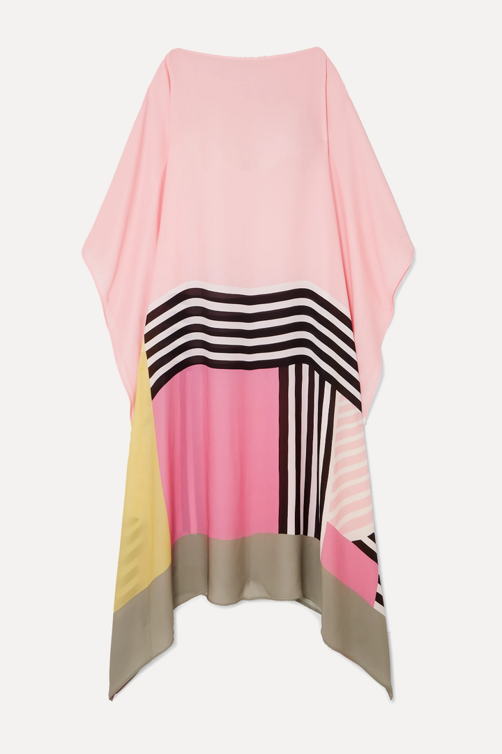 Geometric Candy Stripe Kaftan