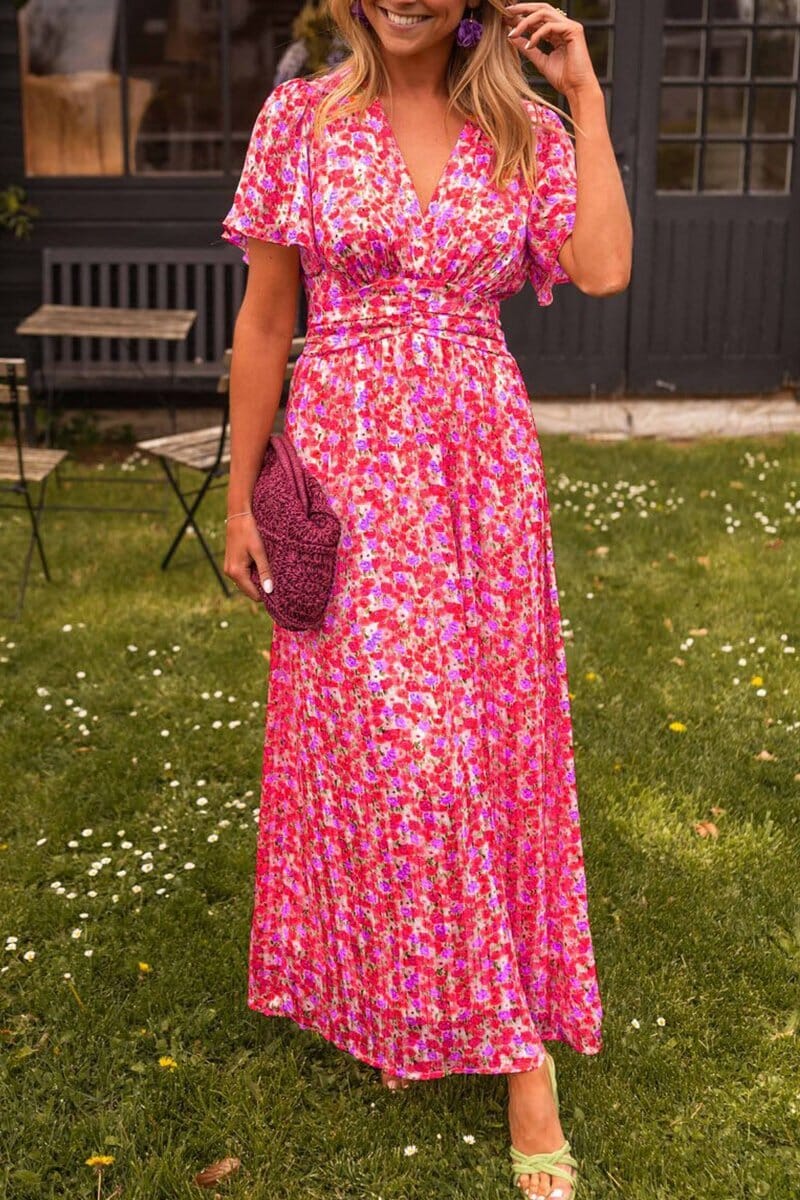 Sandra™ | Elegant Maxi Dress with V-Neck