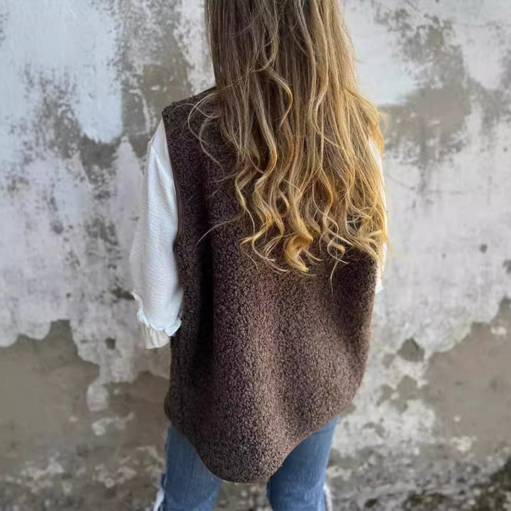 Button Down Short Vest